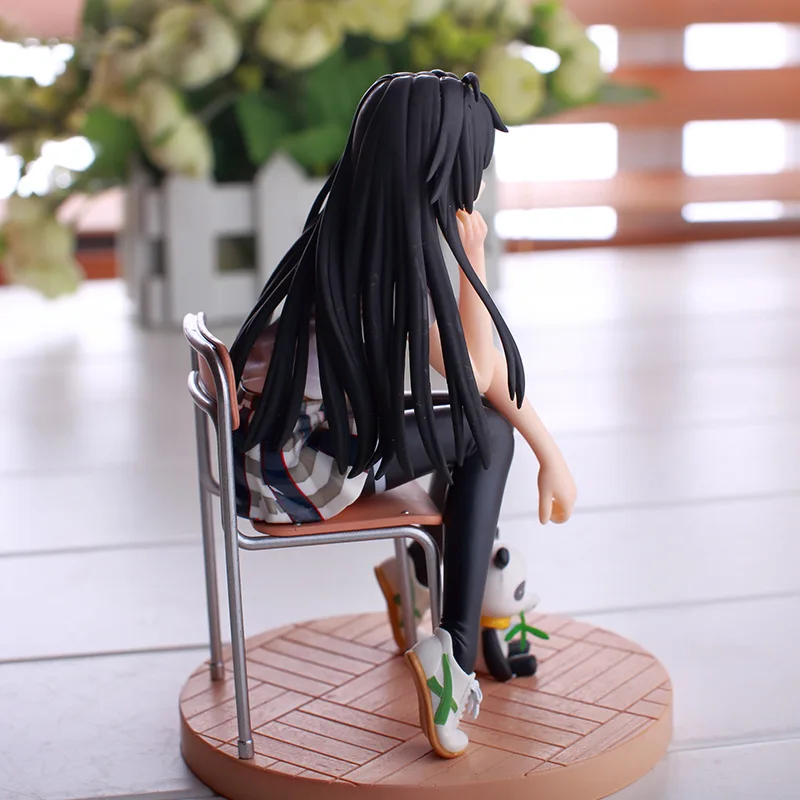 15cm Yukinoshita Yukino Anime Figure Gils Dolls Model with School Uniform Chair Base Comic Collection Model Kids Toy 15cm Yukinoshita Yukino Anime Figure Gils Dolls Model with School Uniform Chair Base Comic Collection Model Kids Toy