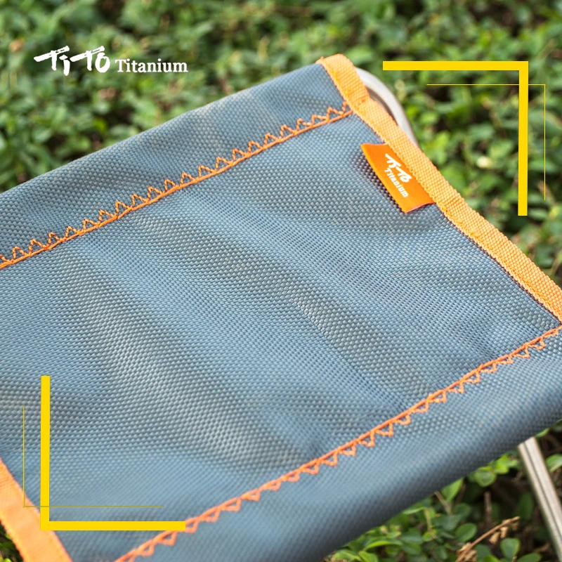  TiTo Titanium Folding Chair Camping Chair Outdoor For Picnic And Hiking Portable Folding Chair Stoo