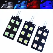 5*CarLEDCourtesy Door Projector Light Foot Nest Light White Audi A4L A5 A6L Q5 Q7VW 12 New Metten CC New Passat retrofit special