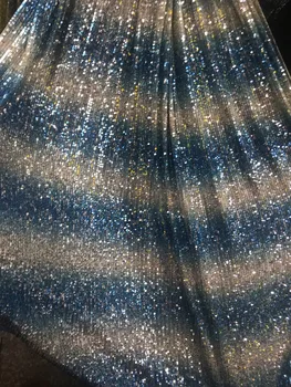 

nice looking feather embroidery tulle mesh lace fabric CiCi-4.907 with good quality for party dress