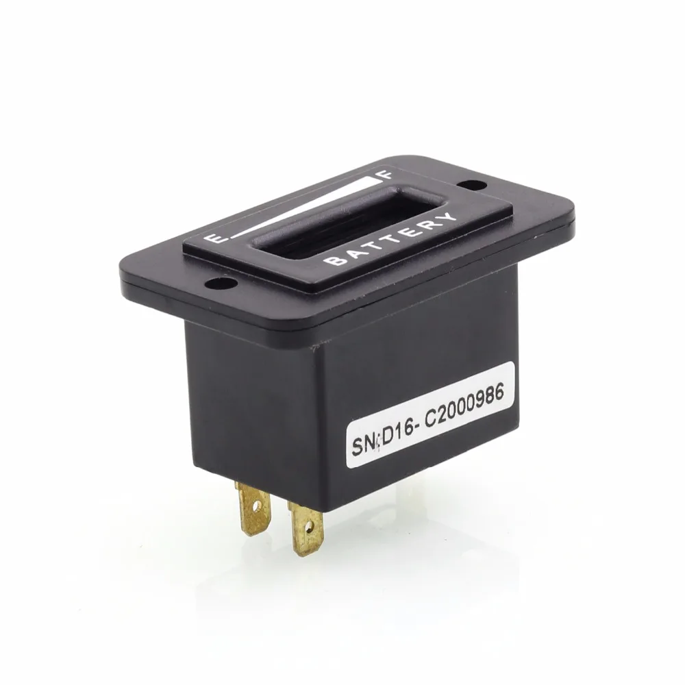 10 сегметный светодиодный 12V 24V 36V 48V 72V Батарея индикатор измеритель Coulombmeter для