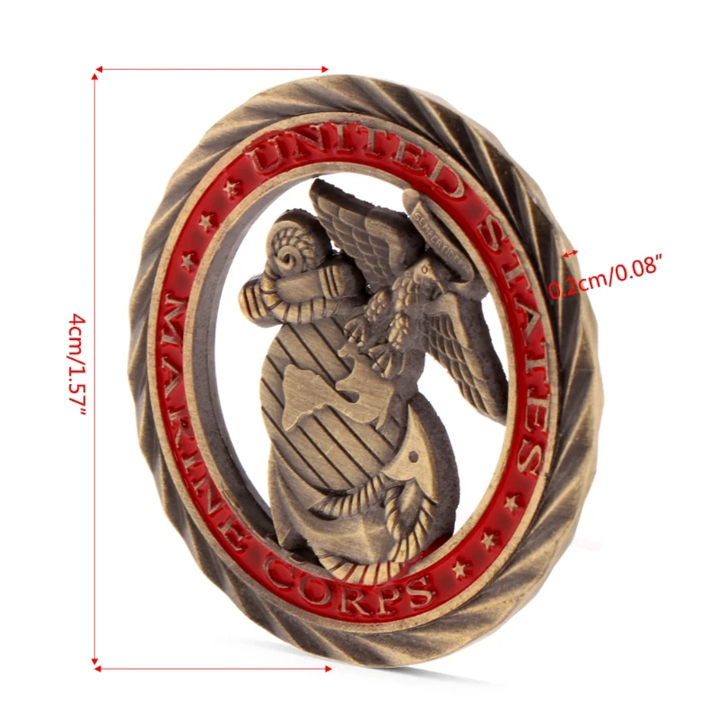 Американский США Marines памятная монета Медь коллекция из цинкового сплава, цинковый сплав