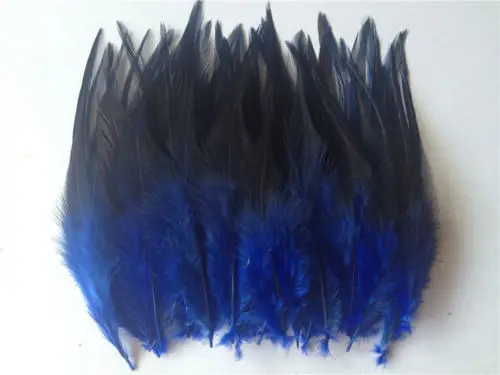 Горячая распродажа! 50 шт синее перо фазана, длина 10-15 см, DIY украшения для ювелирных изделий - Цвет: Royal blue