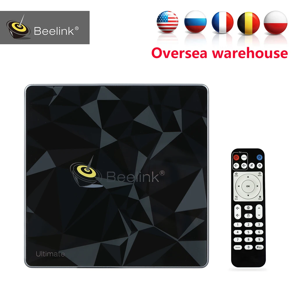 Горячая Распродажа Beelink GT1 Ultimate tv Box 3g 32G Amlogic S912 Восьмиядерный процессор DDR4 2,4G 5,8G двойной WiFi Android 7,1 телеприставка