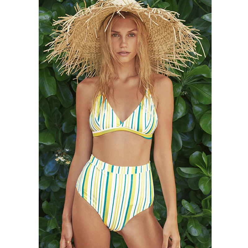 

YCDKK Bikini 2019 Swimwear Women Swimsuit High Waist Bikini Set Push Up Bathing Suit Women Beach wear Maillot De Bain Biquini