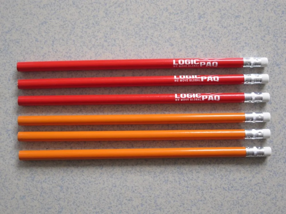 Школьный карандаш с ластиком печатный логотип клиента 2000 шт