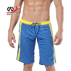 Новые мужские короткие Шорты полиэстер быстросохнущие Человек совета пляжное длинное Мужские Шорты для купания повседневная одежда S8