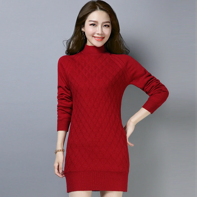 XXL Plus Size Korean Style Women Sweaters and Pullovers Fleece Thick Warm Long Sleeve Turtleneck Solid Slim Elastic Women Tops XXL Plus Size Korean Style Women Sweaters and Pullovers Fleece Thick Warm Long Sleeve Turtleneck Solid Slim Elastic Women Tops