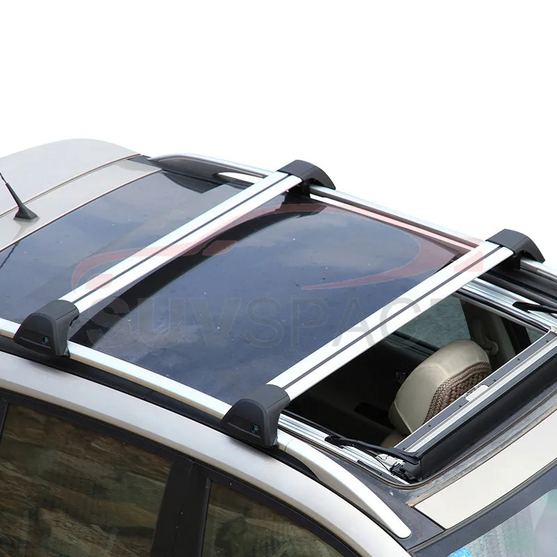 Crossbars для Volkswagen VW Tiguan 2010 2011 2012 2013 2014 2015 2016 Тихая багажная полка багажа багажник на
