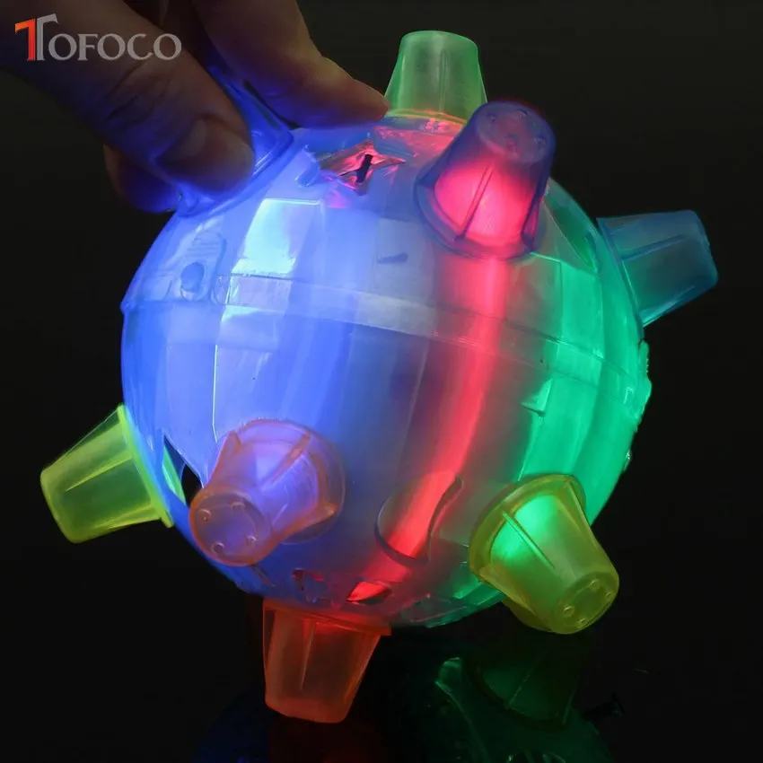 Broderskab Maryanne Jones Perversion LED Light Jumping Ball Kids Crazy Music Football Children's Funny Toy  Bouncing Dancing Kid Vibrating Toy Ball TOFOCO - AliExpress Toys & Hobbies