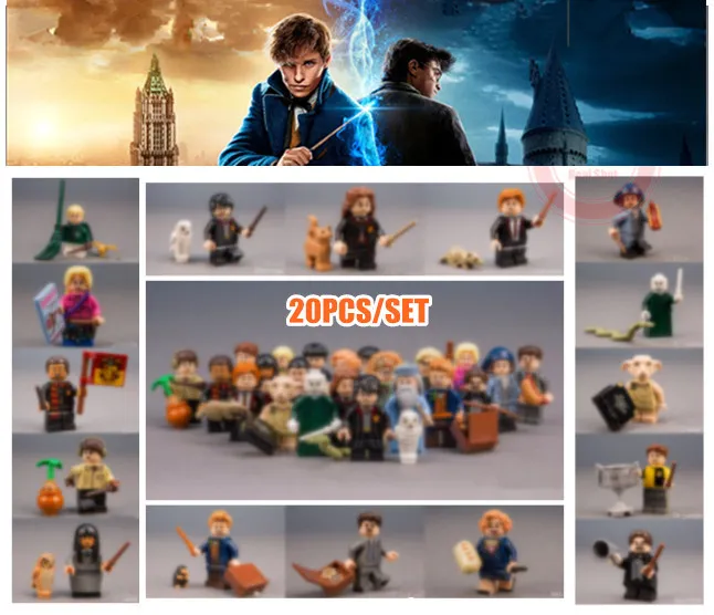 

New Hogwarts College of Wizarding World fit legoings harry potter fantastic beasts Figures 71022 Building Block bricks toys kid