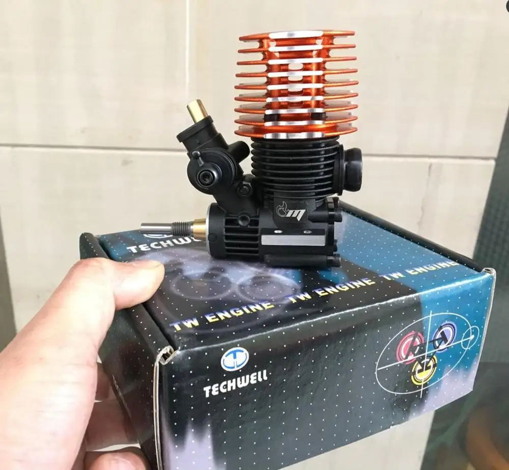 Двигатель Serpent 1/10 Nitro 12cc для внедорожника kyosho v-one rrr Evo.2 | Игрушки и хобби