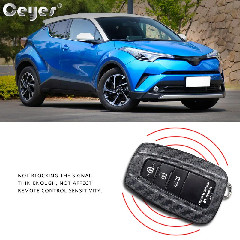Защитный чехол Ceyes для Toyota Corolla Camry Prius Prado Rav4 C HR 2018|Футляр автомобильного ключа| |