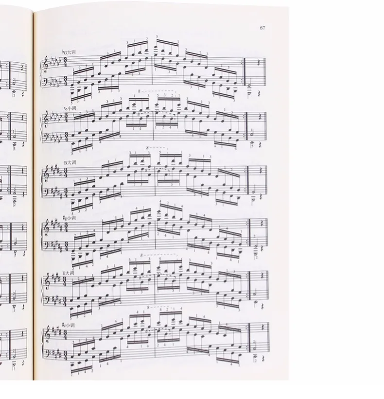 New Arrival Hanon piano fingering Practice score children Piano teaching materials Tutorials book New Arrival Hanon piano fingering Practice score children Piano teaching materials Tutorials book