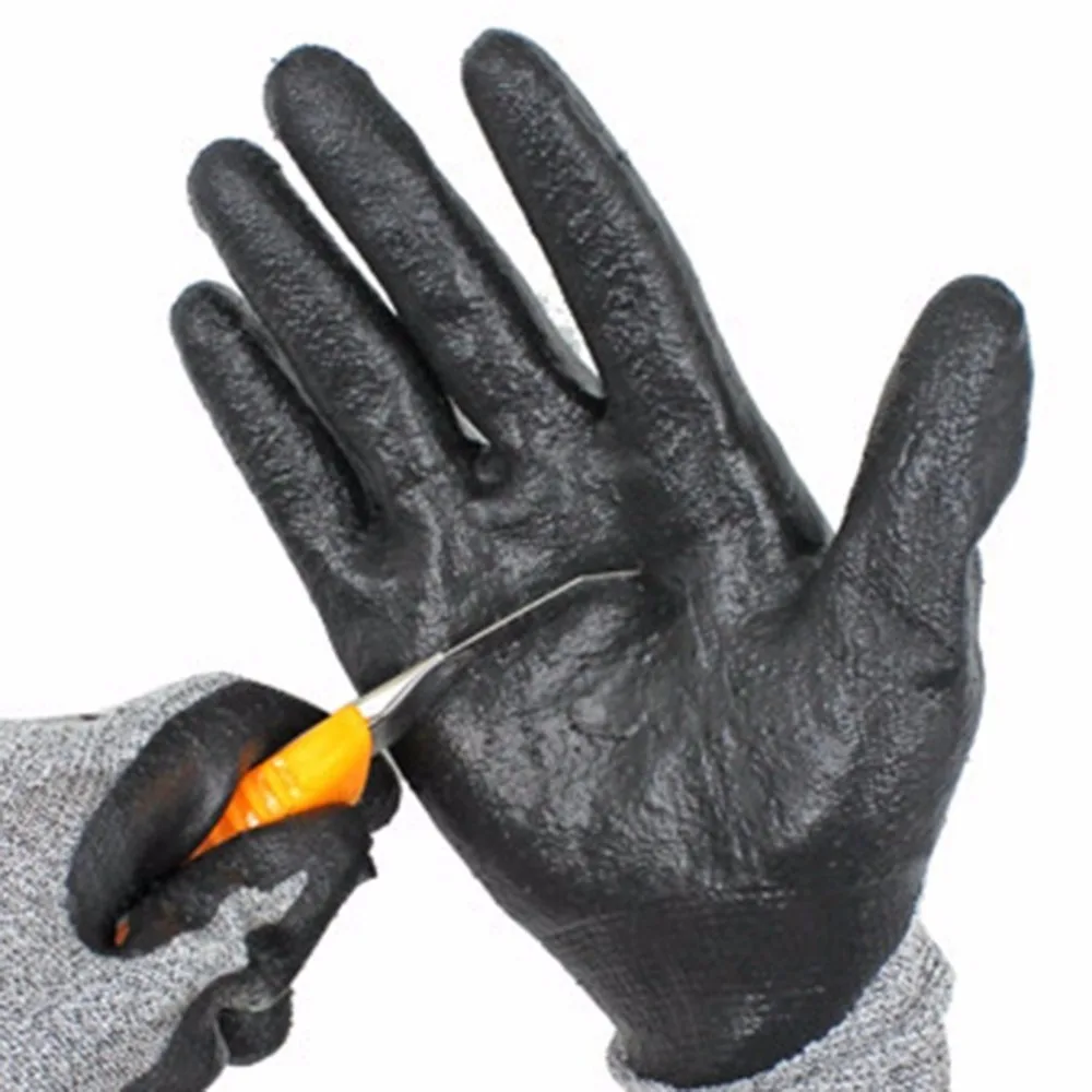 

1 Pair PU Coated Working Safety Gloves welding gloves For Driver Worker Builders Gardening Protective Gloves