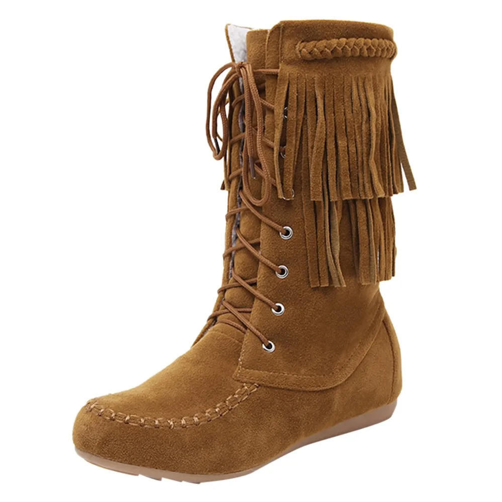 flat mid calf boots womens