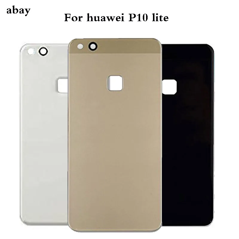 Задняя крышка для Huawei P10 Lite аккумулятора корпус ремонт двери стекло с клейкой