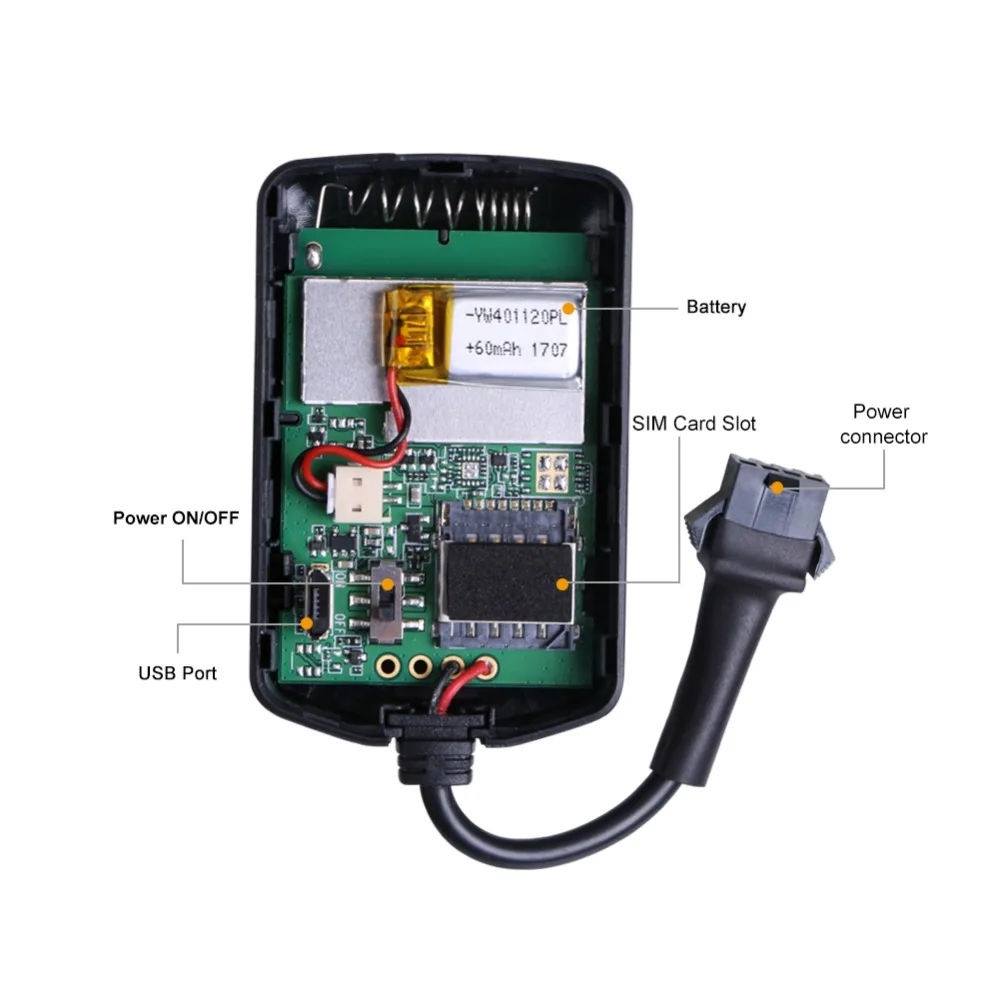Queclink GV50 gps трекер Автомобильный мини локатор Localizador Rastreador отслеживающее