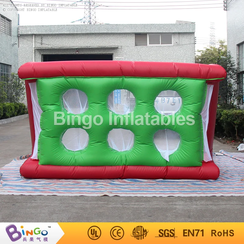 Free Shipping Inflatable sports toy football soccer goal post high quality custom made football games free shipping sealed airtight basketball goal inflatable sports games with free ce pump