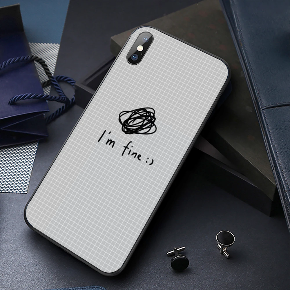 

Black Soft TPU Phone Case for iPone case 5s se 6s 6 7 8 Plus x Black Cover
