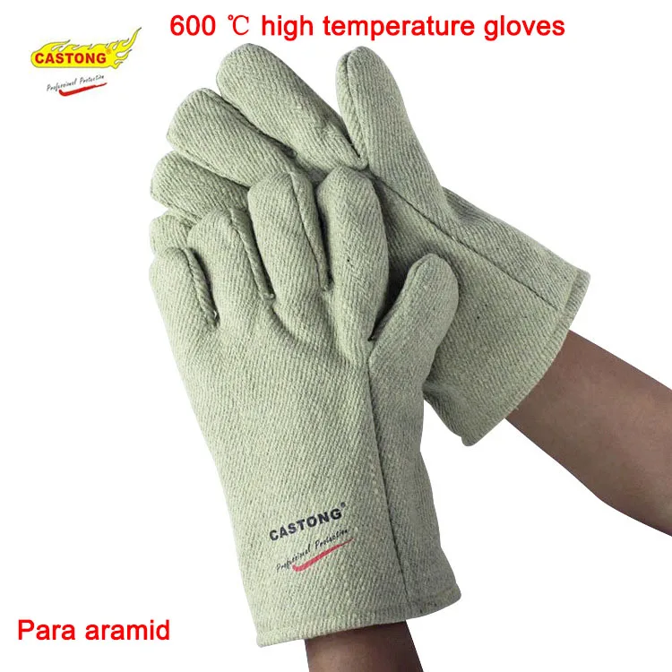 600 degrees high temperature gloves 34CM aramid Anti scalding safety