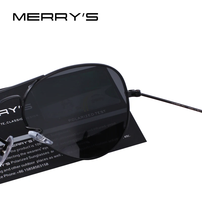 Merry's DESIGN мужские/женские классические Поляризованные солнцезащитные очки 58 мм с защитой от уф400 лучей S'8025