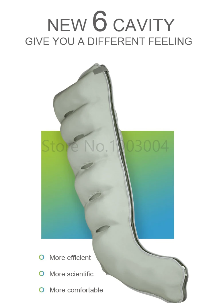 6 полости Электрический воздушный компрессионный массажер для ног Вибрация инфракрасная терапия рука Талия пневматические воздушные обертывания расслабить боль