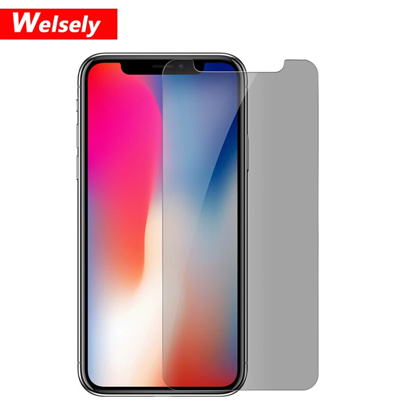 Welsely Anti Spy Peeping Screen Protector Privacy Anti Spy Tempered