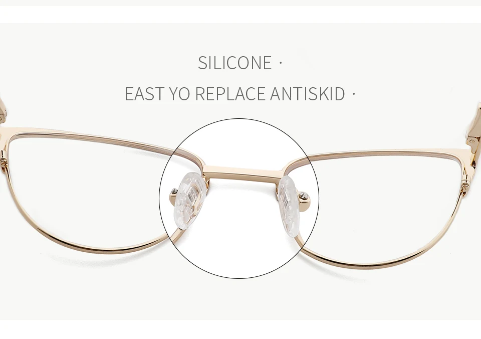 Металлические женские оправы по рецепту Элегантные женские оптические новые дизайнерские очки Прозрачные линзы Коричневые очки