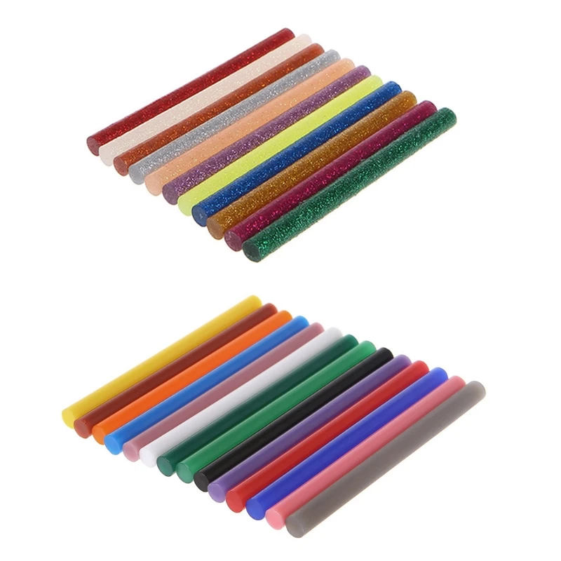 14 шт. термоклеевая палочка смешанный цвет 7 мм вязкость для рукоделия Инструменты для ремонта игрушек