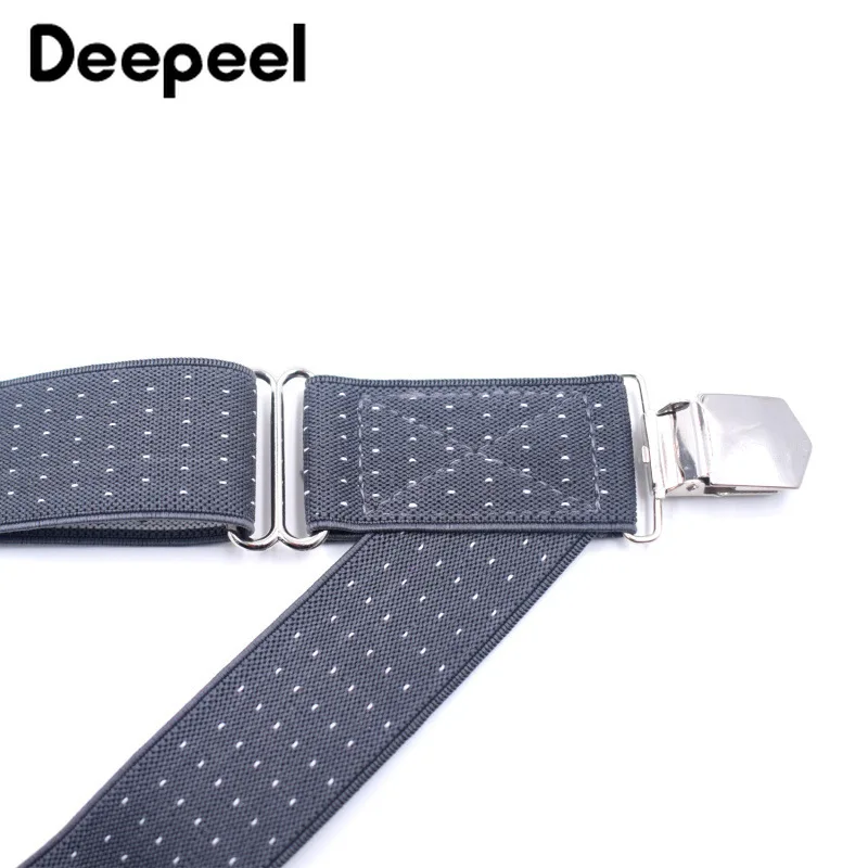 Deepeel 1 шт. 3,5*125 см Повседневное Для мужчин подтяжки жаккардовая Полиэстеровая накидка для двух застежках; 2 шт. костюмных брюк рубашка аксессуары декоративные элементы SP013