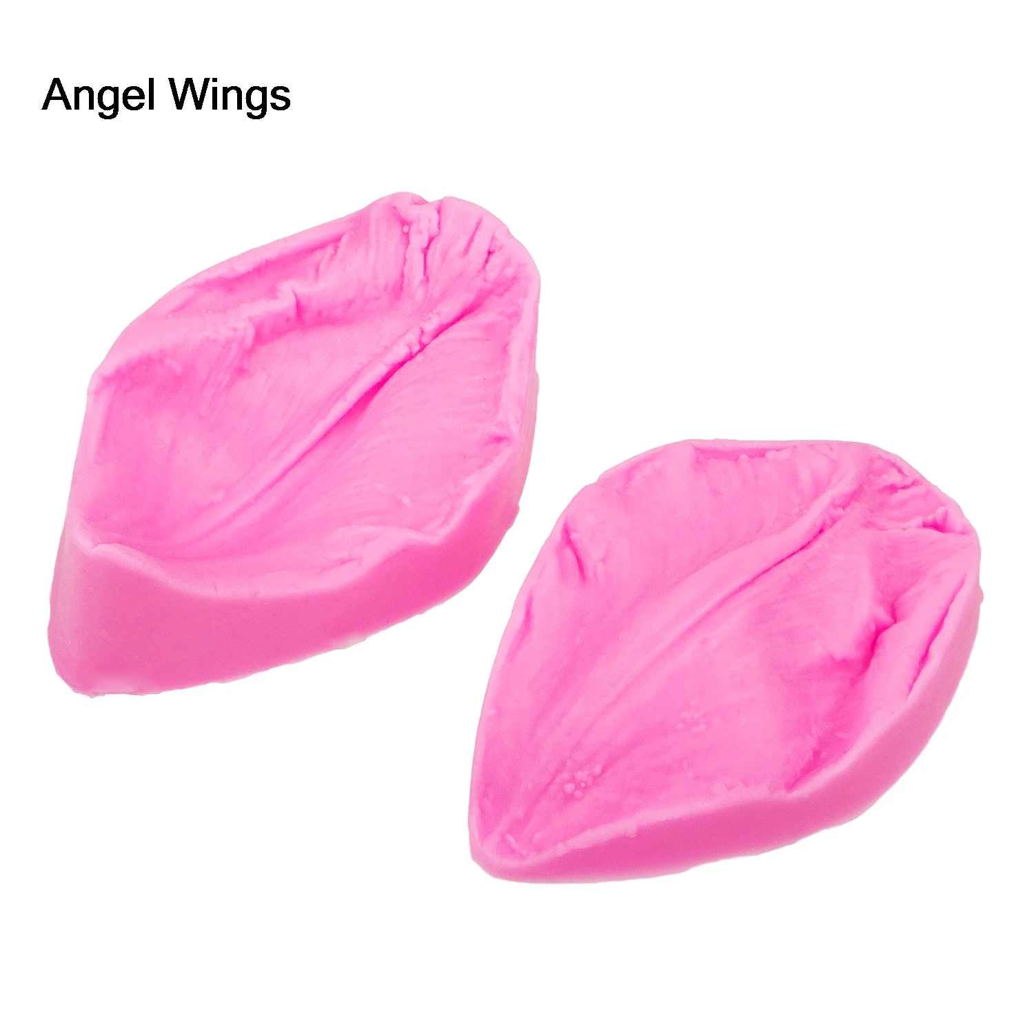 Angel Wings Food grade 3D силиконовая форма для помадки торта лепестки лилии тиснение