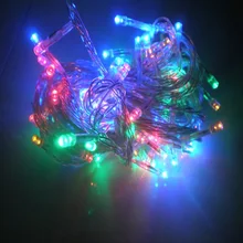 Лидер продаж 100 м 780 светодиодный свет Вечерние огни светодиодный Рождественские огни Открытый украшения вечерние Мерцание света шнура 220 В ЕС