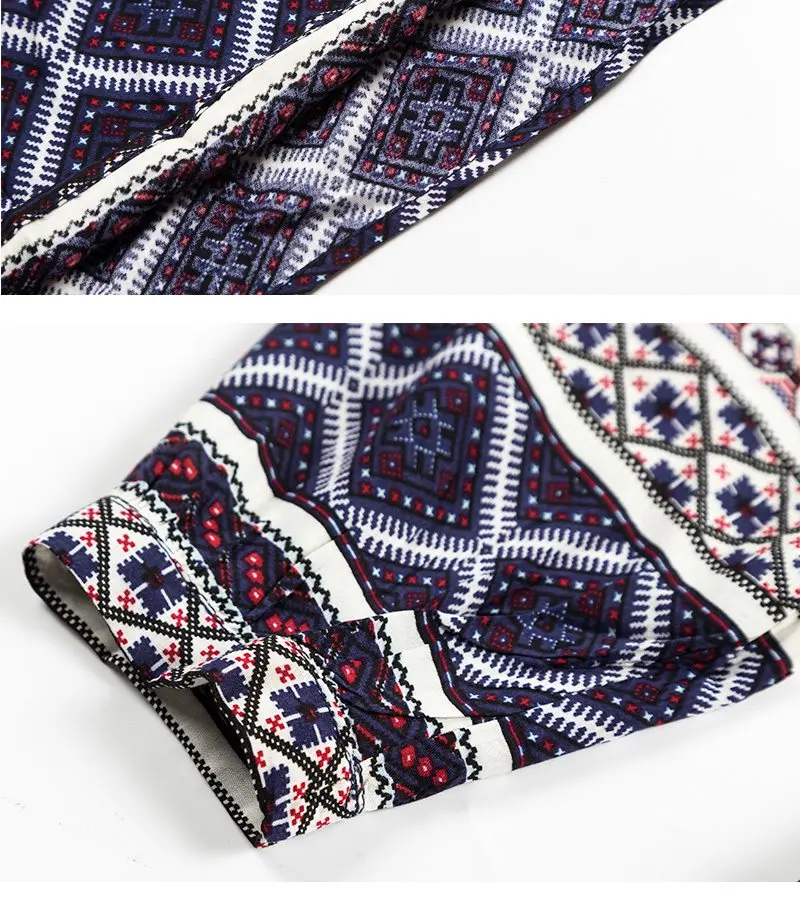 Printed Peasant Dress G5014-9