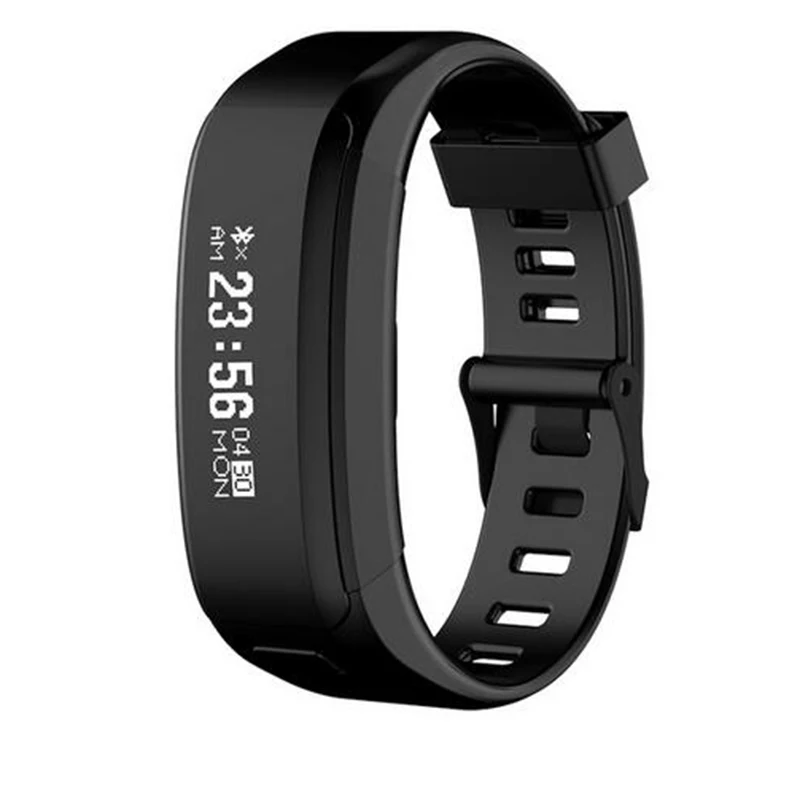 SKXR01 Смарт-часы Bluetooth 4,0 браслет монитор сердечного ритма кровяное давление Здоровье Браслет фитнес-трекер SmartBand - Цвет: Черный