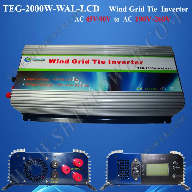 

grid tie inverters 2000w wind grid tie inverter 48v ac to 220v ac wind generator inverter