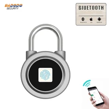 Водонепроницаемый Мини Портативный Bluetooth умный замок отпечатков пальцев Противоугонный iOS Android приложение управление двери шкафа сумка биометрический замок