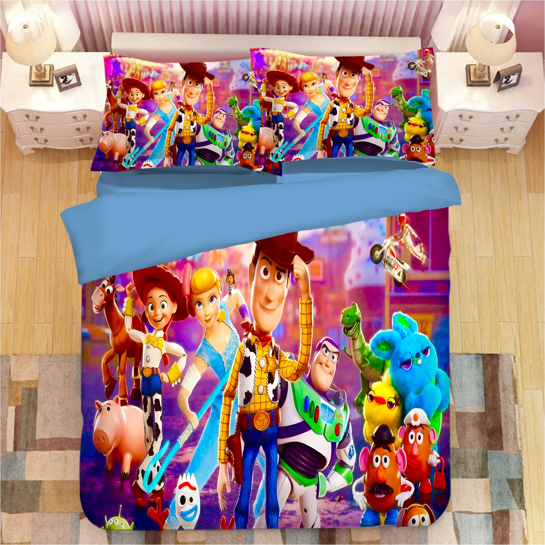 Toy Story Bedding Set Woody Buzz Lightyear Duvet Covers Pillowcases Home textile bedclothes Comforter Bedding Sets bed linen