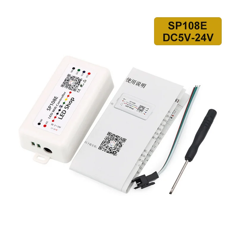 DC5V-24V SP105E Bluetooth WS2811 WS2812B светодиодный контроллер SP108E SK6812 RGB/RGBW APA102 SP110E WS2801 пикселей светодиодные полосы