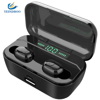 

YEINDBOO TWS T6 Wireless Earphone Bluetooth 5.0 Earphones 3500 mAh Power bank Led Power Display noise reduction Sport Headset