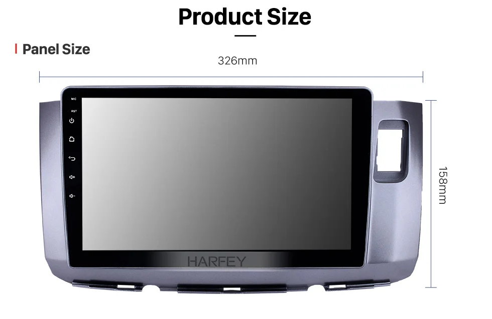 Discount Harfey 10.1 inch Android 8.1 Auto Stereo Car GPS Radio for Perodua Alza 2010 with Bluetooth WIFI AUX support Carplay SWC TPMS 14
