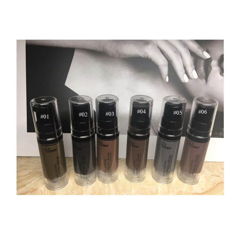 Гель для бровей 6 цветов ante Sopracciglio Gel Impermeabile Ombra di Trucco Per Gli Occhi Brow Cera di Lunga Durata Tinta Ombra