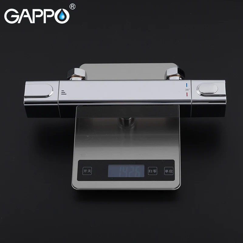 GAPPO shower system thermostatic Bath Shower taps waterfall Bathtub mixer tap rainfall shower thermostat tap torneira