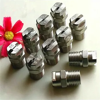 

HVV-1/4",1/8" flat fan nozzle,SS Veejet nozzle used for cleaning car,high pressure flat washing nozzle