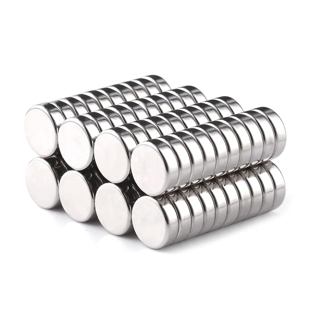

50Pcs/Lot Disc 4*2mm N50 Rare Earth Permanent Strong Neodymium Magnet Bulk NdFeB Magnets Nickle