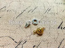 8MM 200Pcs Silver & Gold Tone Jewelry Clasps Hooks For Necklace & Bracelet Jewelry Findings