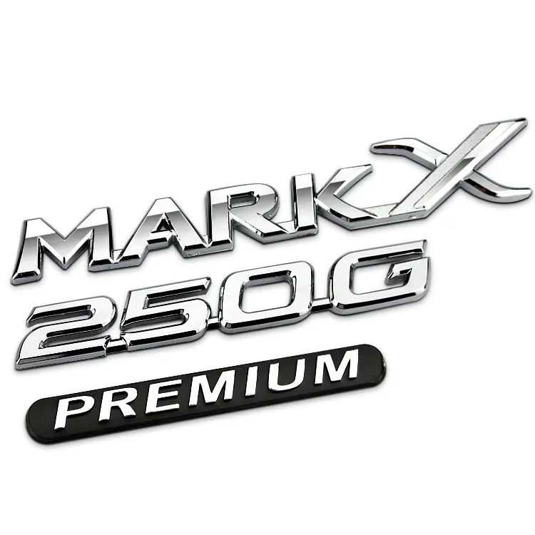 

1 PCS 3D special modified 250G MARKX PREMIUM emblem modified car labeling badge car sticker for Reiz Car Styling