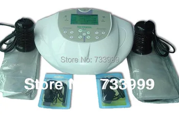 

NEW ION IONIC DETOX FOOT BATH CLEANSE SPA MACHINE INFRARED RAY WITH TWO PERSON,with aluminum suit case 4PCS/LOT Wholesale