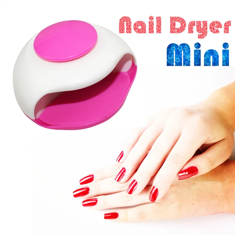 Hot ! Pro Mini Nail Dryer For Nail Gel Polish Curing Nails Art Make up