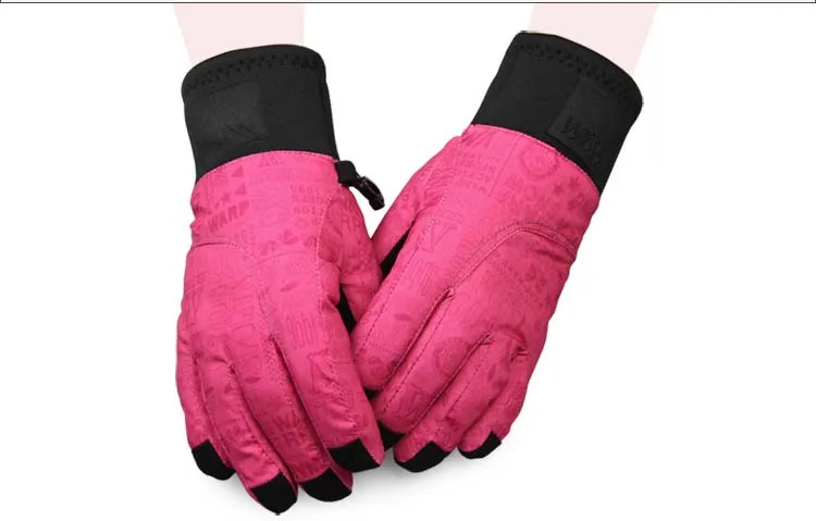 GLV884 children winter Cycling font b gloves b font Waterproof thermal wear rub skiing font b